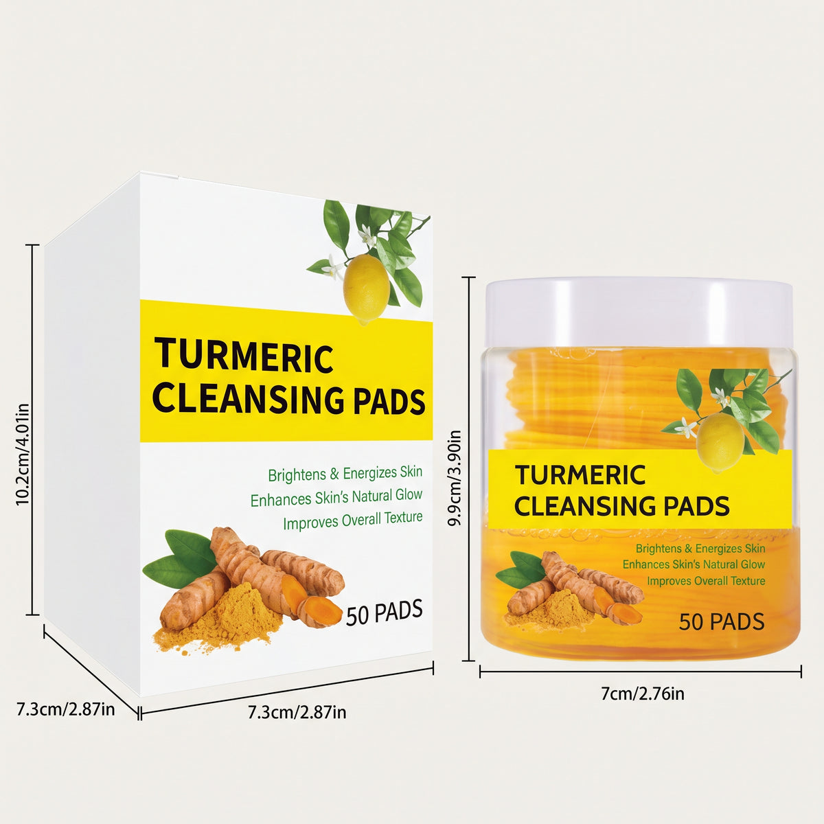 The Daily Lift: Turmeric & Kojic Acid Brightening Pads (50 Count)