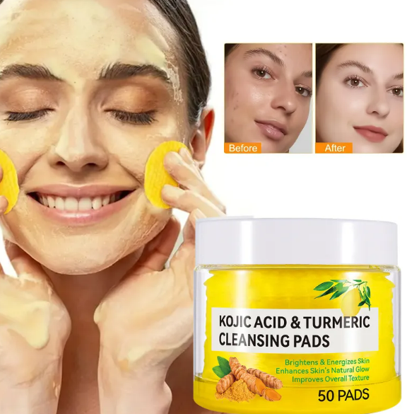 The Daily Lift: Turmeric & Kojic Acid Brightening Pads (50 Count)