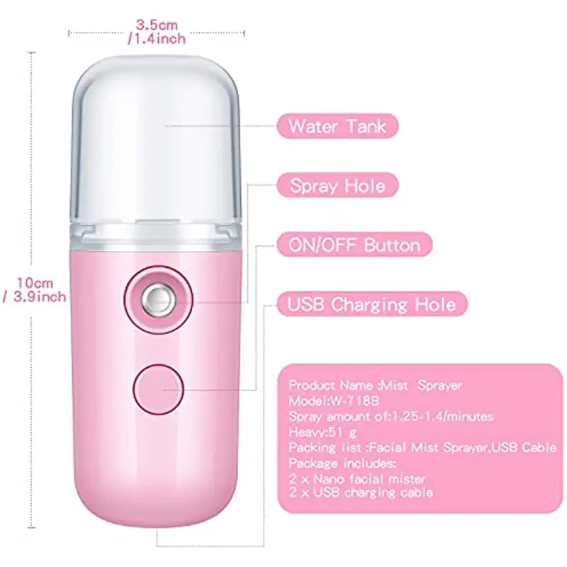 The Daily Lift Mist: Portable Deep Skin Infusion & Setting Device