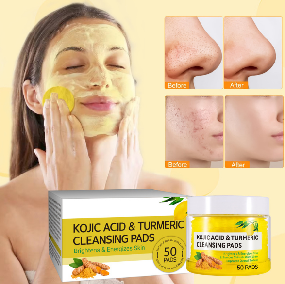 The Daily Lift: Turmeric & Kojic Acid Brightening Pads (50 Count)